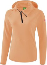 Erima Essential Sweatshirt met Capuchon Dames Peach-Love Rose Maat 38