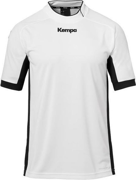 Kempa Prime Shirt Wit-Zwart Maat 2XL