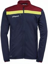 Uhlsport Offense 23 Poly Jacket Marine-Bordeaux-Fluor Geel Maat 2XL