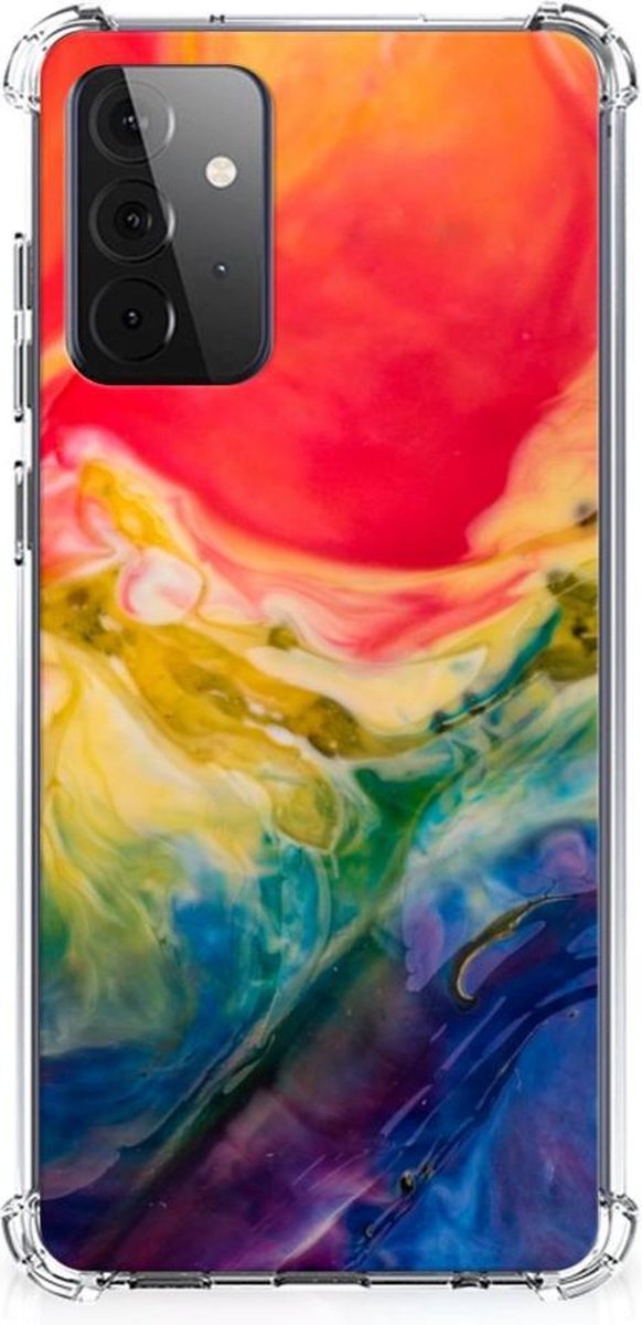 Back Cover Samsung Galaxy A72 4G/5G Watercolor Dark