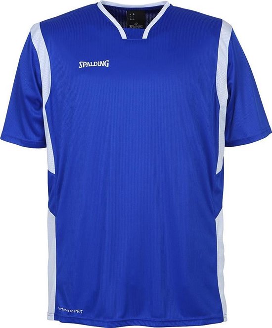 Spalding All Star Shooting Shirt Royal Blauw-Wit Maat 3XL