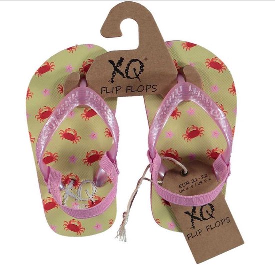 Xq Footwear Tongs Crabes Filles Rouge/Rose Taille 23-24 | bol.com
