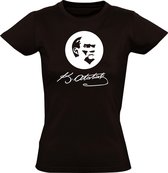 Ataturk dames t-shirt | Turkije | Istanbul |  Zwart