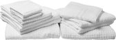 Beliani AREORA - Handdoek set van 11 - wit - katoen