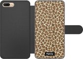 Wallet case - geschikt voor iPhone 7 Plus - Giraffeprint