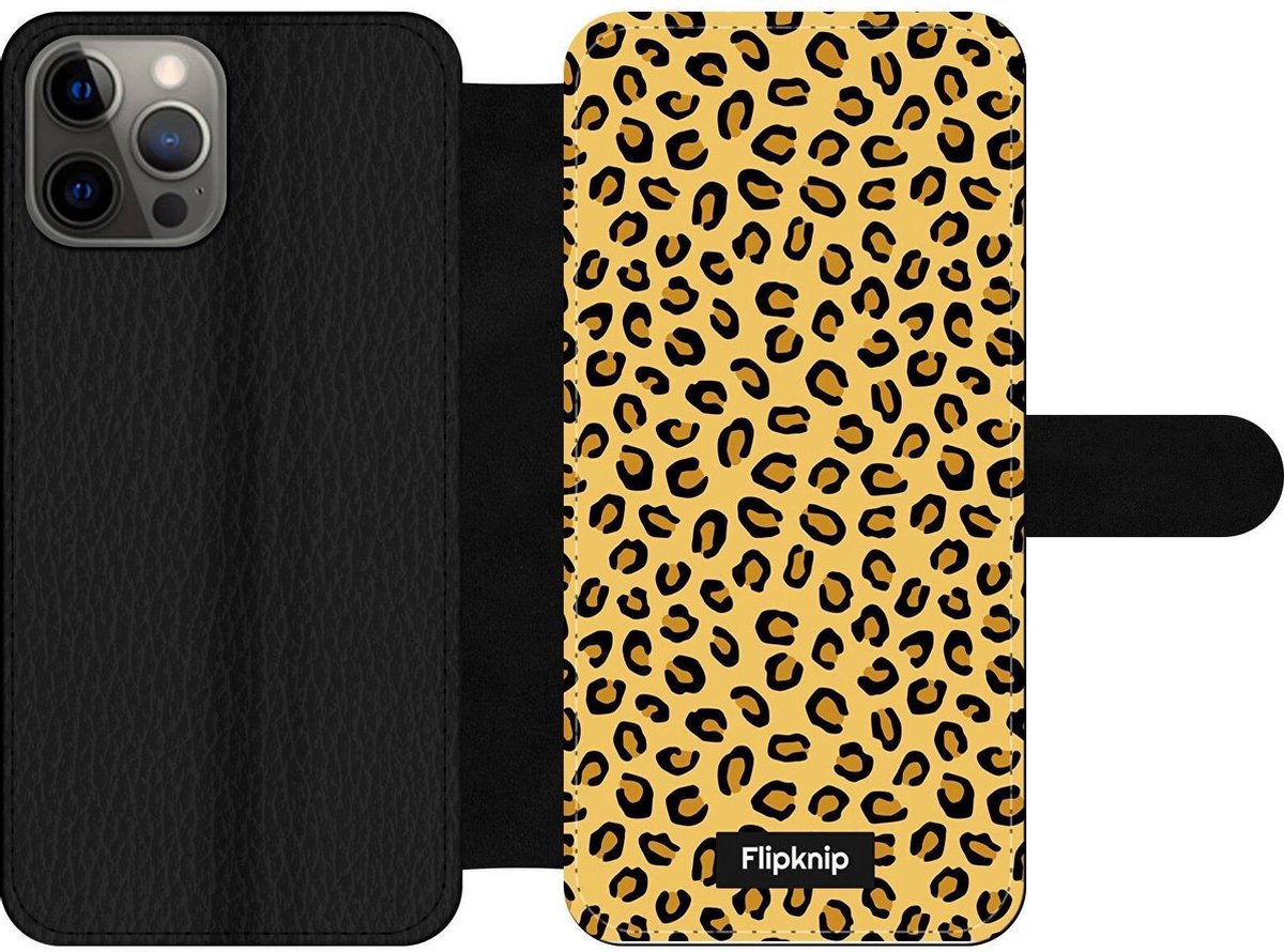 Wallet case - geschikt voor iPhone 12 Pro Max - Luipaardprint