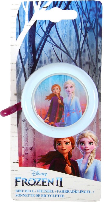 Disney Frozen 2 Fietsbel - Meisjes - Licht Blauw Paars