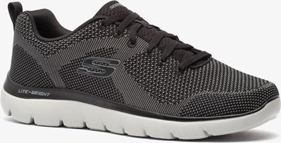 Skechers Summits Brisbane heren sneakers - Zwart - Maat 42 - Extra comfort  - Memory Foam | bol.com