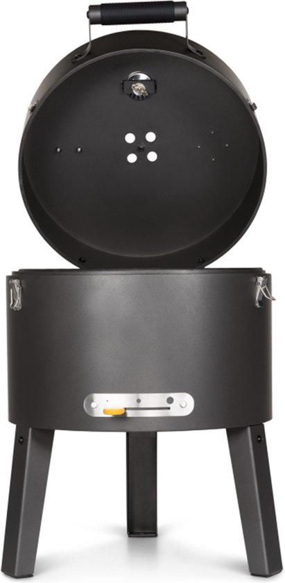Boretti - Tonello houtskoolbarbecue - BBQ - ø 37 cm - Zwart - draagbaar