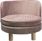 Trixie hondenmand sofa livia roze - 48x48x40 cm - 1 stuks