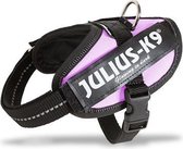 Julius k9 power-harnas/tuig voor labels roze - mini mini/40-53 cm - 1 stuks