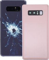 Achterklep met cameralensafdekking voor Galaxy Note 8 (roze)