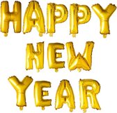 Happy new year folieballonnen 103 hoog.