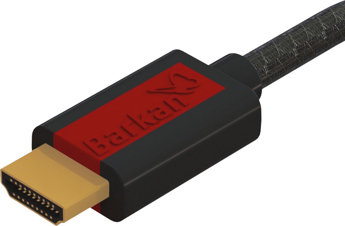 BARKAN HD18S1 HDMI-kabel 180 cm Zwart