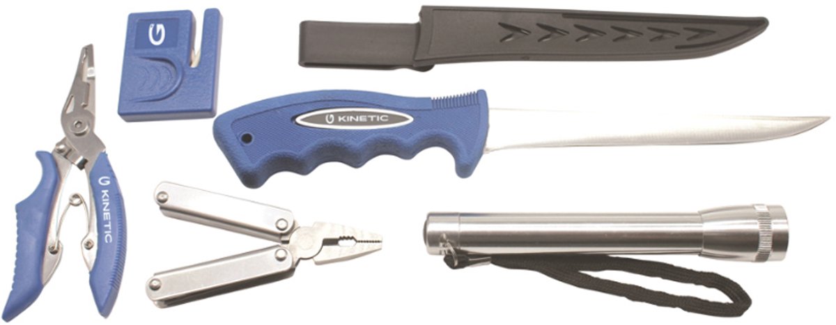 Kinetic Multi-Tools Kit - 5-Delig - Zilver