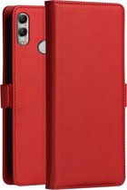 DZGOGO MILO-serie PC + PU horizontale flip lederen case voor Huawei P Smart (2019) / Honor 10 Lite / Nova Lite 3, met houder en kaartsleuf en portemonnee (rood)