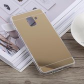 Acryl + TPU galvaniseren spiegelbehuizing voor Galaxy J8 (2018) (goud)
