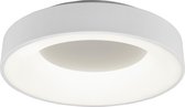 LED Plafondlamp - Plafondverlichting - Iona Gurano - 27W - Natuurlijk Wit 4000K - Rond - Mat Wit - Aluminium