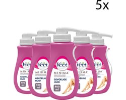 Veet Crème Dépilatoire Peaux Sensibles - 5 x 400ml - Crème Dépilatoire - Veet