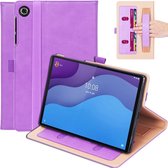 Luxe stand flip cover hoes - Lenovo Tab M10 HD Gen 2 (2e Generatie)- Paars