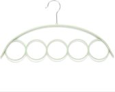 Vijf-ring touwhouder banden hanger riem rek sjaals hanger organisator (groen)