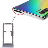 SIM-kaarthouder / Micro SD-kaarthouder voor Samsung Galaxy Note10 + (wit)