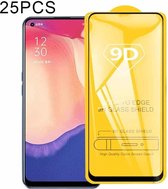 Voor OPPO Reno4 SE 25 STKS 9D Volledige lijm Volledig scherm gehard glasfilm