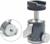 BH-902 Mini Desktop Aluminium Statief Mini Ball Head 360 Graden Pan 90 Graden Tilt Statief