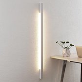 Arcchio - LED wandlamp - 2 lichts - aluminium - H: 130 cm - wit - Inclusief lichtbronnen