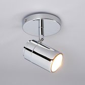 Lindby - Plafondlamp badkamer - 1licht - metaal - GU10 - chroom