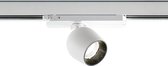 Arcchio - railverlichting - 1licht - aluminium - H: 13 cm - wit - Inclusief lichtbron