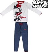Pyjama Kinderen Minnie Mouse 74810 Wit Blauw (2 Pcs)