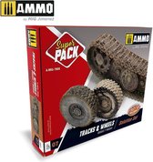 AMMO MIG 7808 Super Pack - Tracks & Wheels - Solution Set Effecten set