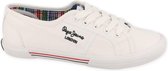 PEPE JEANS  sneaker wit aberlady ecobass WIT 41