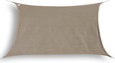 hanSe® Voile d'ombrage Rectangle Hydrofuge 2x3 m Voile d'ombrage Taupe