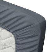 Ten Cate 100% Katoensatijnen Topper Hoeslaken - 160x200 - Donker Blauw