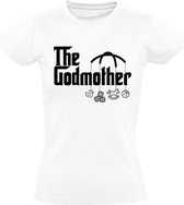 The Godmother Dames T-shirt | Wit | Oma | Grappig | Cadeau | Moederdag