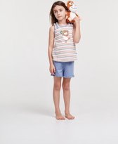 Woody Meisjes-Dames pyjama multicolor
