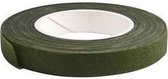 Floral tape, donkergroen, B: 12 mm, 27 m/ 1 rol