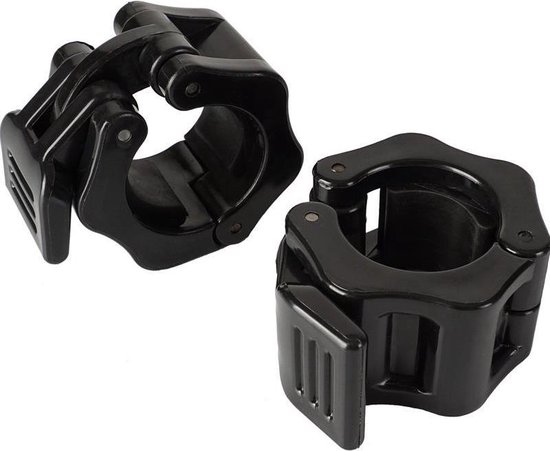 ScSPORTS® Haltersluiting 30 mm - Halter clips - Set van 2 - Zwart - Sterk  en betrouwbaar