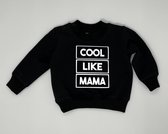 Sweater Cool like mama - Zwart, 80