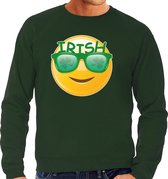 Irish emoticon / St. Patricks day sweater / kostuum groen heren L