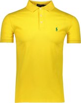 Polo Ralph Lauren  Polo Geel Geel Aansluitend - Maat M - Heren - Lente/Zomer Collectie - Katoen;Elastaan