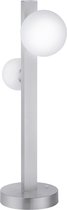 LED Tafellamp WiZ - Smart LED - Torna Dulpio - 6W - Aanpasbare Kleur - Dimbaar - Afstandsbediening - Rond - Mat Nikkel - Aluminium