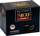 Sico Safety Condooms - 50 Stuks - Drogisterij - Condooms - Transparant - Discreet verpakt en bezorgd