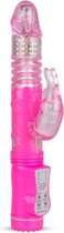 EasyToys Stotende Rabbit Vibrator - Roze - Vibo's - Vibrator Tarzan - Roze - Discreet verpakt en bezorgd