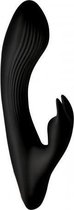 The Bendable Rabbit Vibrator - Vibo's - Vibrator Tarzan - Zwart - Discreet verpakt en bezorgd