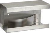 Kerbl Handschoenhouder met veer - Voor wegwerphandschoenen - RVS - 24,5 cm x 13,5 cm x 11 cm