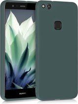 kwmobile telefoonhoesje voor Huawei P10 Lite - Hoesje voor smartphone - Back cover in blauwgroen