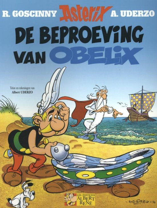 Boek cover Asterix 30. de beproeving van obelix van Albert Uderzo (Onbekend)